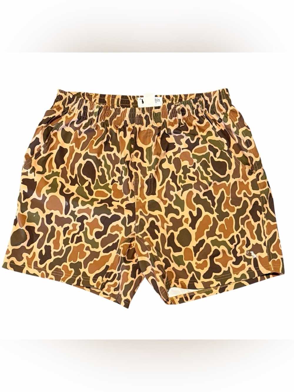 Local Boy Outfitters Men’s Volley Shorts Old School Camo Size Large Camouflage